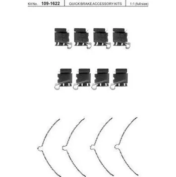 Brzdová destička Sada příslušenství brzdových destiček QUICK BRAKE