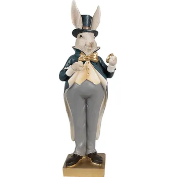 Clayre & Eef - Dekorativní figurka králíka 6PR4129