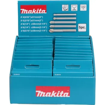 Vrták MAKITA SADA VRTÁKŮ DO SKLA 20ks