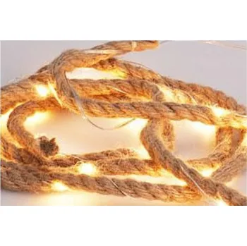 Venkovní osvětlení CITY VD-AXS501040 SVĚTELNÉ LANO 3m na baterie 30LED teplá bílá