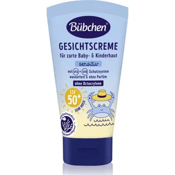 Přípravek na opalování Bübchen Sensitive Sun Protection Face Cream SPF50 Plus 50 ml