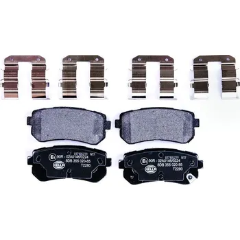 Brzdová destička Sada brzdových destiček, kotoučová brzda HELLA 8DB 355 020-851