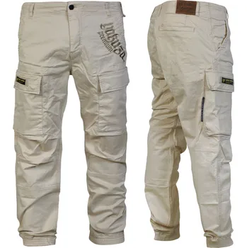 Pánské džíny Pánské kalhoty Yakuza Premium 3854 light sand Velikost: 5XL