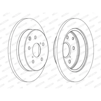 Brzdový kotouč Brzdový kotouč FERODO DDF1846C