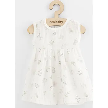 Kojenecké šaty Kojenecké mušelínové šaty New Baby Zoe, vel. 62 (3-6m)