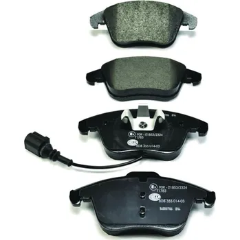 Brzdová destička Sada brzdových destiček, kotoučová brzda HELLA 8DB 355 014-031