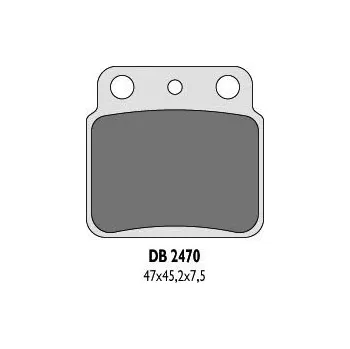 Brzdová destička DELTA BRAKING brzdové destičky KH137 LTZ400 / LTR450 zadní - nahrazuje DB2470MX-N a DB2470QD-N (DELTA BRAKING brzdové destičky KH137 LTZ400 / LTR450 zadní - nahrazuje DB2470MX-N a DB2470QD-N)