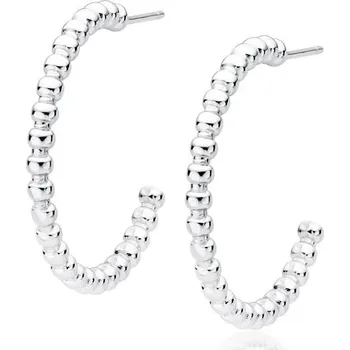 Náušnice Stříbrné náušnice kruhy - Meucci SLE367