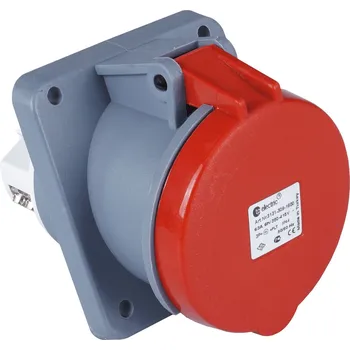 Elektrická zásuvka TP electric zásuvka vestavná 63A 4 kolík IP44