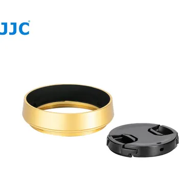 JJC LH-Q3 Sluneční clona + krytka objektivu zlatá, pro LEICA Q3 / Q2 / Q / Q3 43