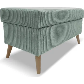 Taburet Taburet TESS s úložným prostorem - manšestr - zelený