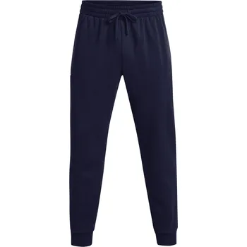 Pánské oblečení Pánské Kalhoty UNDER ARMOUR UA RIVAL FLEECE JOGGERS 1379774-410 – Tmavě modrá L