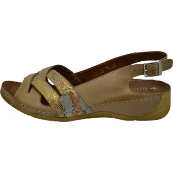 Dámské sandále Obuv dámská letní HILBY 1105 béžová (Dámská letní obuv)