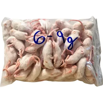 Krmivo pro terarijní zvíře Mražená myš-medvídek 6-9g /50ks