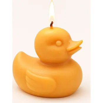 Svíčka Vonná svíčka Kachnička | 80 g | Svíčkománie3D | Barva: Oranžová