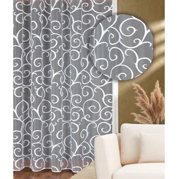 Záclona Liliana výška 250 cm bílá