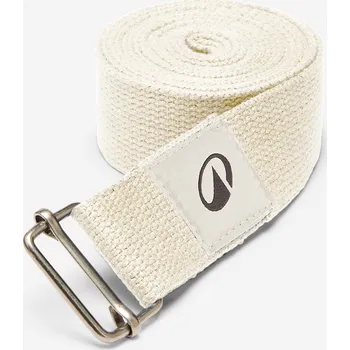 KIMJALY Popruh na jógu 2,5 m BÉŽOVÁ