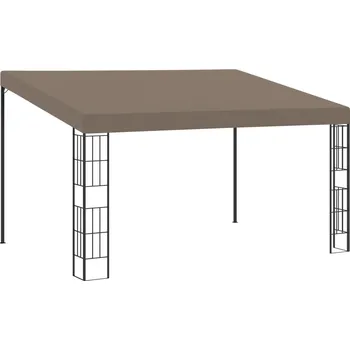 Zahrada vidaXL Altán ke zdi 4 x 3 m taupe textil