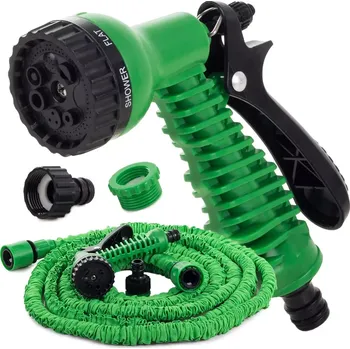 Zahradní hadice Flexibilní hadice X-HOSE 22m + malý rozprašovač - zelená