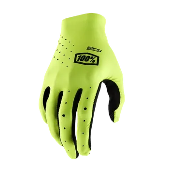 Moto rukavice A Motokrosové a MTB rukavice 100% SLING fluo žlutá/černá velikost xL (Perforované rukavice s jednovrstvou dlaní )