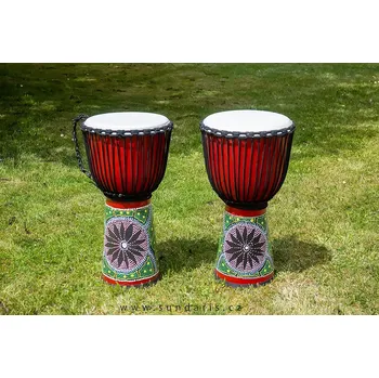 Brzdový buben 2 Ks Buben Djembe Sundaris 60 cm