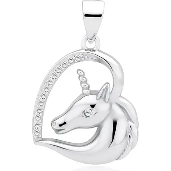 Přívěsek Stříbrný přívěsek JEDNOROŽEC Ag 925; ≤2 g. 18 x 16 mm 5820226071
