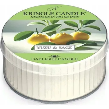 Svíčka Sójová svíčka tealight Yuzu & Šalvěj Kringle Candle