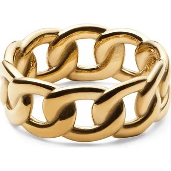 Prsten Daniel Wellington Moderní pozlacený prsten Chunky Chain DW004008 58 mm + 2 měsíce na vrácení zboží