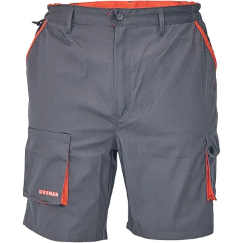 pracovní kraťasy ČERVA DESMAN šortky Barva: šedá/oranžová, Velikost: 54