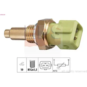 Auto-moto Snímač, teplota chladiva EPS 1.830.220