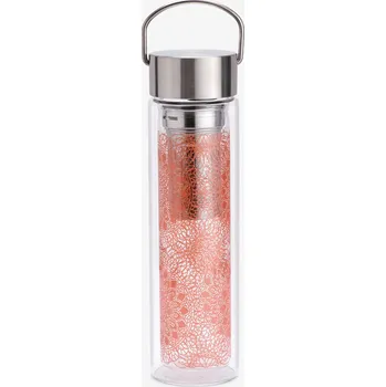 Skleněná láhev na pití Flowtea Mandala