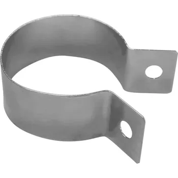 Pletivo Objímka pro sloupek; 50mm; Zn+PVC, Šedá