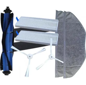 Sada příslušenství pro robotický vysavač Kartáče, HEPA filtry pro vysavač TEFAL Explorer S95 RG79xx a mopy, 7ks