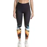 Meatfly dámské legíny Arabel Abstract | Černá | Velikost S