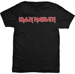 Iron Maiden Logo Black XL Tričko