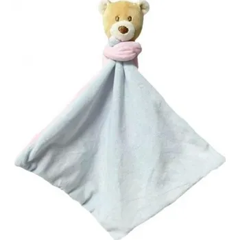 Hračka pro nejmenší Přítulníček, mazlík Medvídek - růžová/modrá