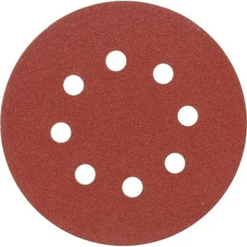 Vorel brusný papír 125 mm p150 s otvory 5 ks suchý zip TO-08585