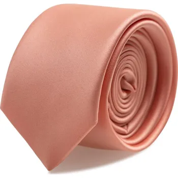 Kravata Slim kravata s kapesníčkem Brinkleys - lososová