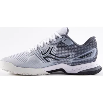 Pánská tenisová obuv ARTENGO Pánské tenisové boty na jakýkoliv povrch TS990 bílé 44 BÍLÁ|ČERNÁ|ŠEDÁ