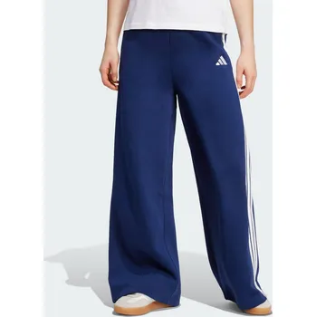 ADIDAS Kalhoty adidas 3-Stripes Fleece Wide M MODRÁ