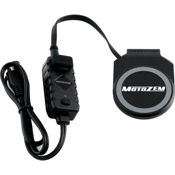 Nabíječka autobaterie Nabíjecí modul s bezdrátovým nabíjením pro držák MotoZem černý