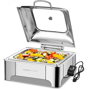 Gastrokitchen Elektrický prosklený chafing 6 L – GN 2/3