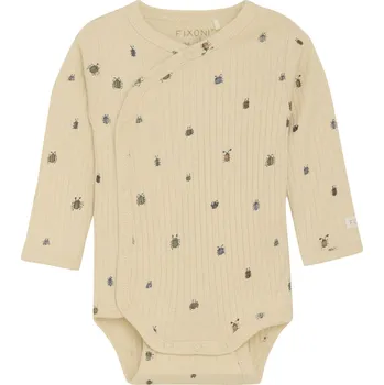 Kojenecký body BODY ZAVINOVACÍ FIXONI S BROUČKY, BISCOTTI Velikost: 74