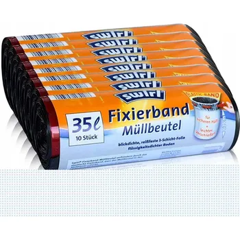 Pytle na odpadky Univerzální pytle na odpadky Swirl 35l 10 ks