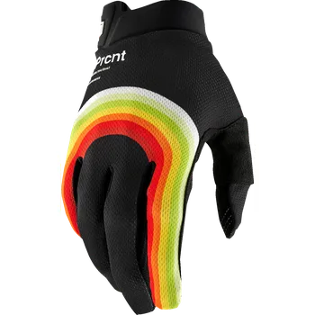Moto rukavice A Motokrosové, BMX, MX, MTB rukavice 100% RIDEFIT REWIND černé velikost S (lehké rukavice s jednovrstvou dlaní)