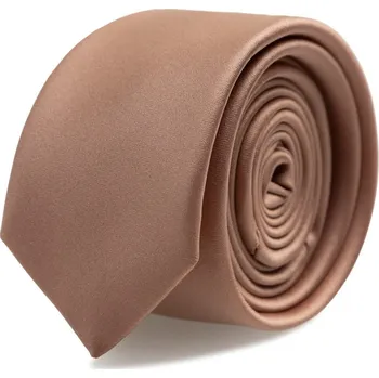 Kravata Slim kravata s kapesníčkem Brinkleys - tmavě pudrová