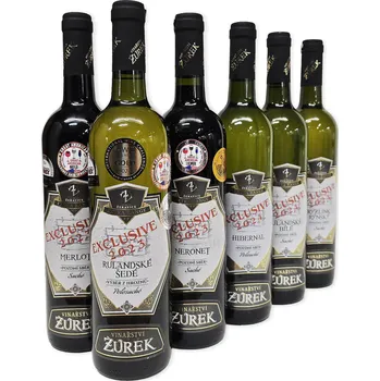 Vinařství Žůrek Balíček řady EXCLUSIVE, Žůrek, 6x0,75l