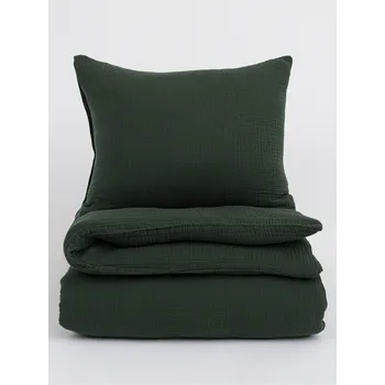 Povlečení MKLuzkoviny.cz Alexia tmavě zelené