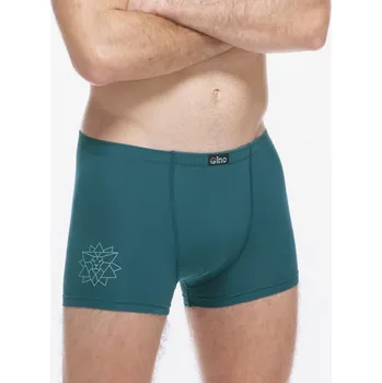 Trenýrky Gina Výhodné balení 5 kusů - Boxerky kratší nohavička 73135P Barva/Velikost: petrolejová, atlantic / XL/XXL