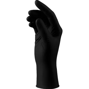 Pracovní rukavice COVCO COVGUARD35 jednorázové nitrilové rukavice Barva: černá, Velikost: M